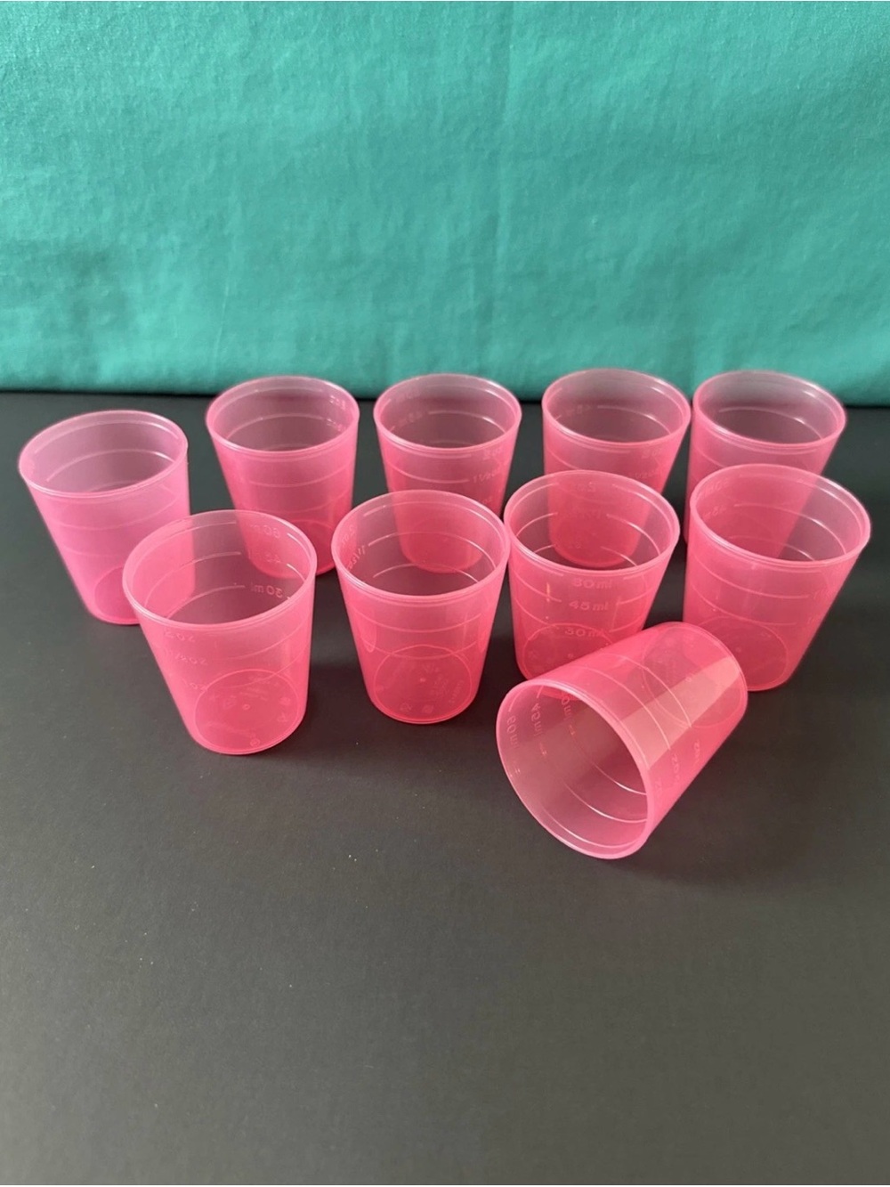Tupperware Tupper Midgets No Seals/Lids 2oz each Set of 10 Pink Midget Pink